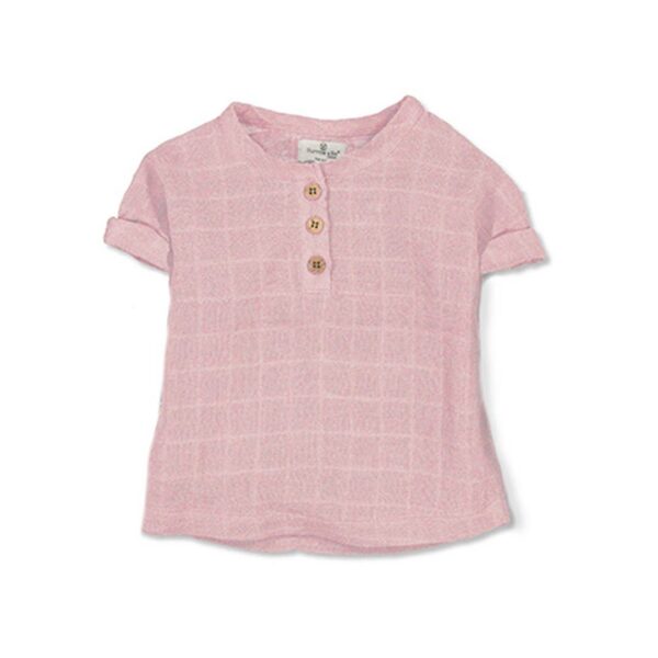 Jasper Short Sleeve T-Shirt – Dusty Rose | Burrow & Be