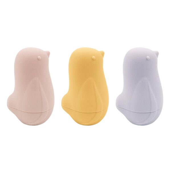 3pk Silicone Squeezy Bath Birds | Living Textiles