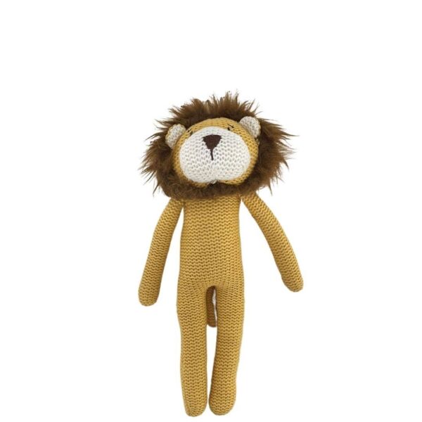 Eco Knitted Lion Rattle – 25cm | ES Kids