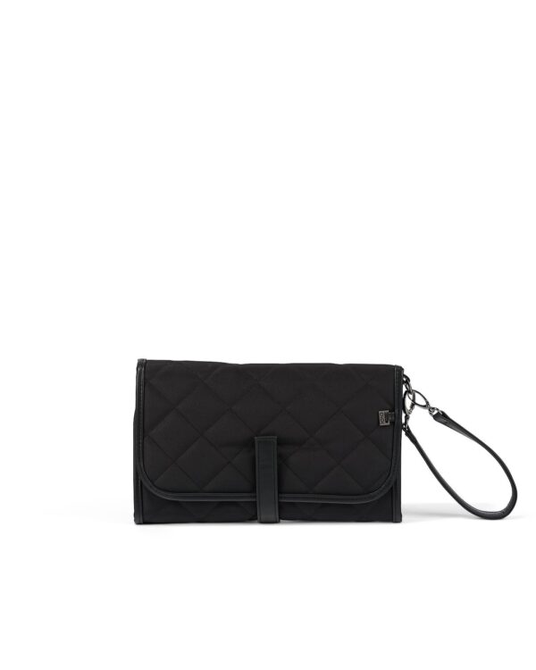 Change Mat Clutch – Black Quilt | Oioi