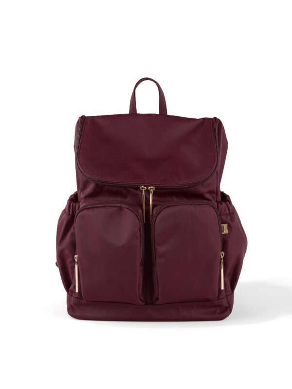 Signature Nappy Backpack – Mulberry Nylon | Oioi