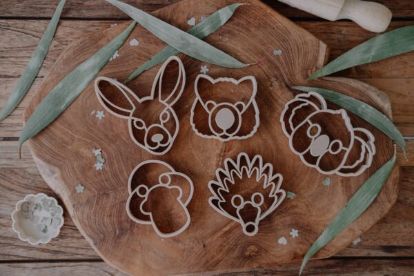 Aussie Animal Face Playdough Eco Cutter Set | Kinfolk