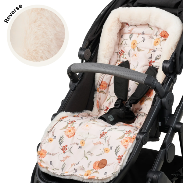 Cozy Fleece Pram Liner – Wildflowe | Oioir