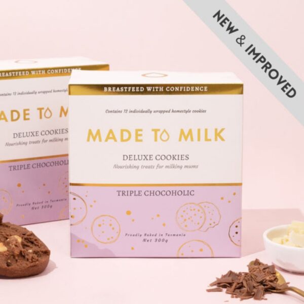 Triple Choc Chip Lactation Cookie | Made to Milk