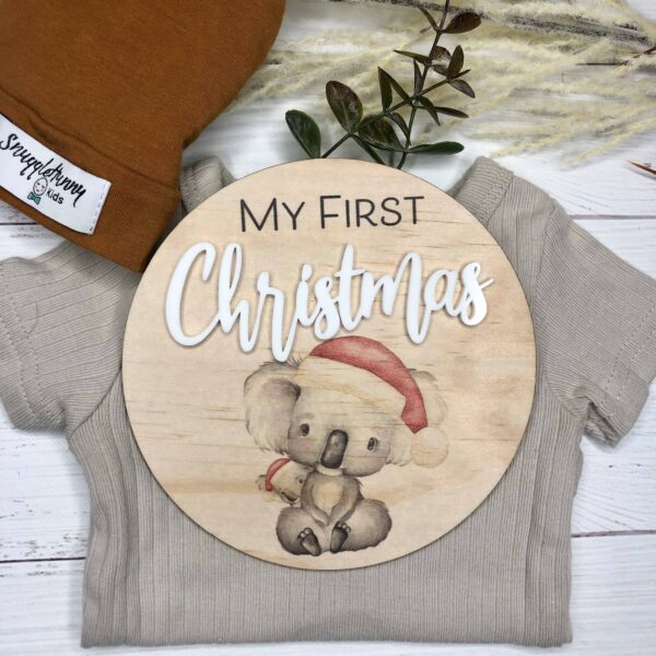 Koala – 3D My First Christmas Plaque | Inspired Wholesale