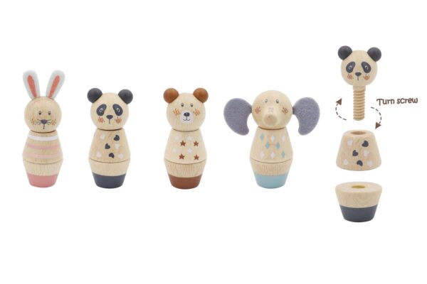 Wooden Screw & Match Animals | ToysLink