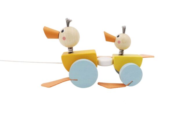 Wooden Duck Family Pullalong Toy | ToysLink