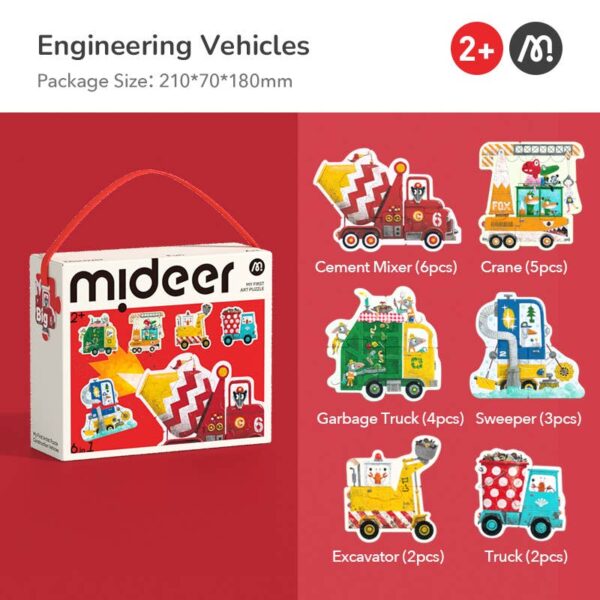 My First Artist Puzzle – Construction vehicles | ToysLink