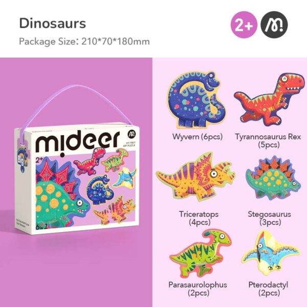 My First Artist Puzzle – Cute Dinosaurs | ToysLink